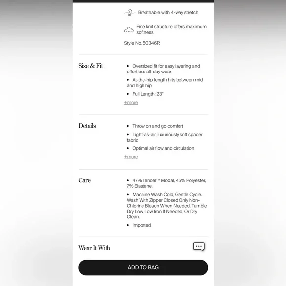 SPANX AirEssentials Half Zip in Storm - Picture 6 of 7